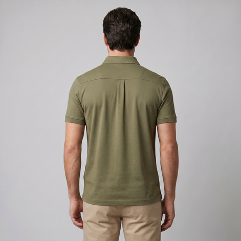 Herren Slim Fit Polohemd Mit Moderner Passform