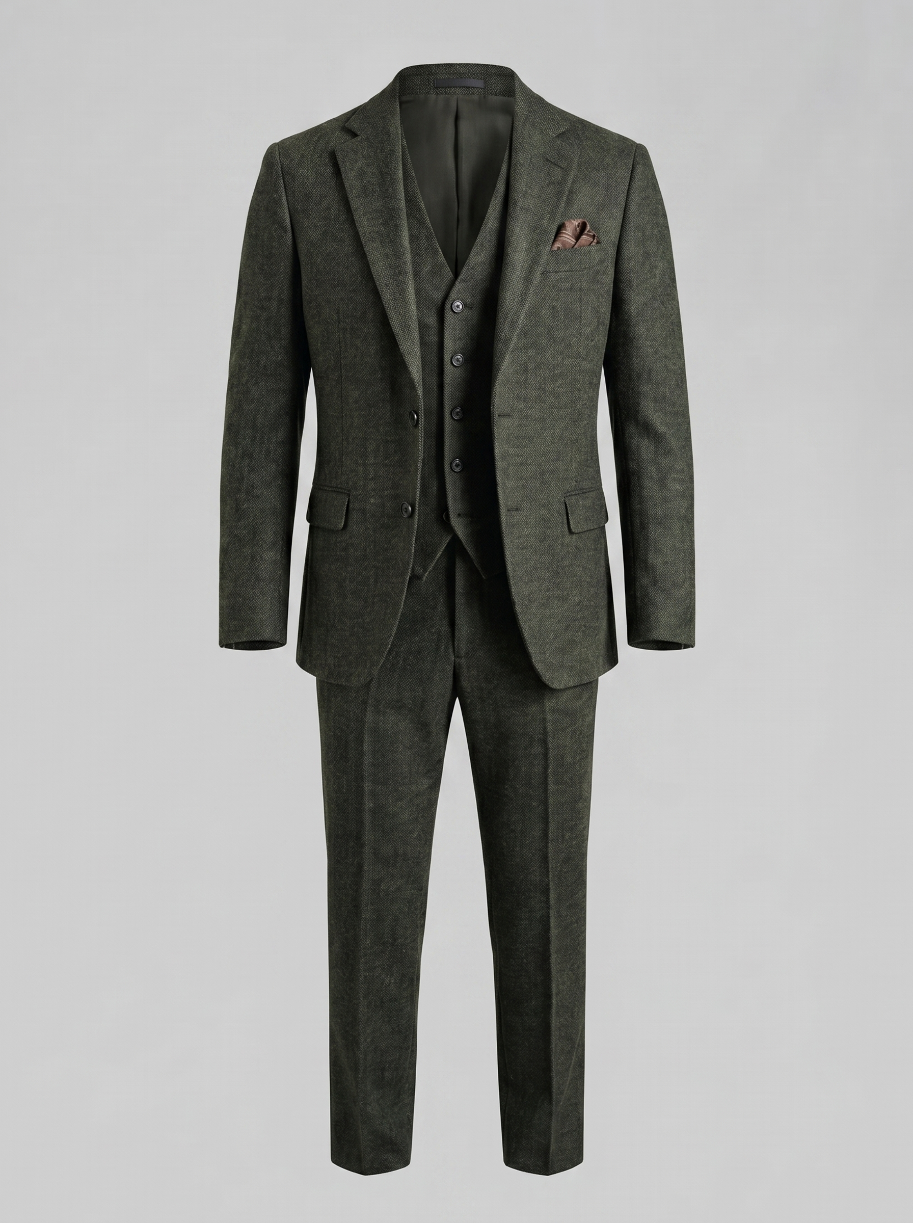Herren Slim Fit Drei Teile Anzug Mit Weste Für Hochzeiten
