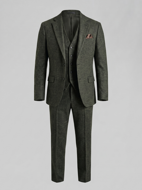 Herren Slim Fit Drei Teile Anzug Mit Weste Für Hochzeiten