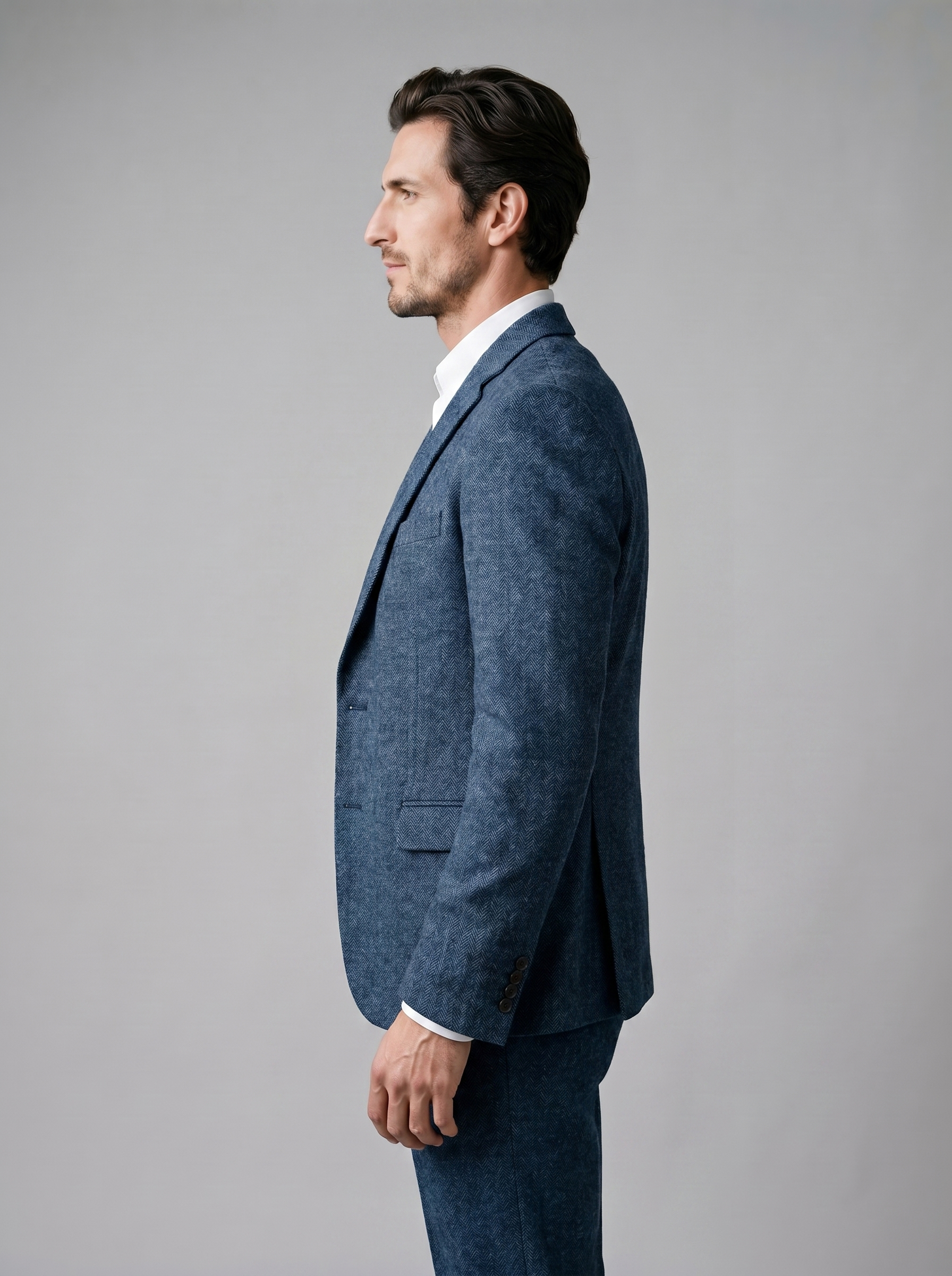 Herren Slim Fit Drei Teile Anzug Mit Weste Für Hochzeiten