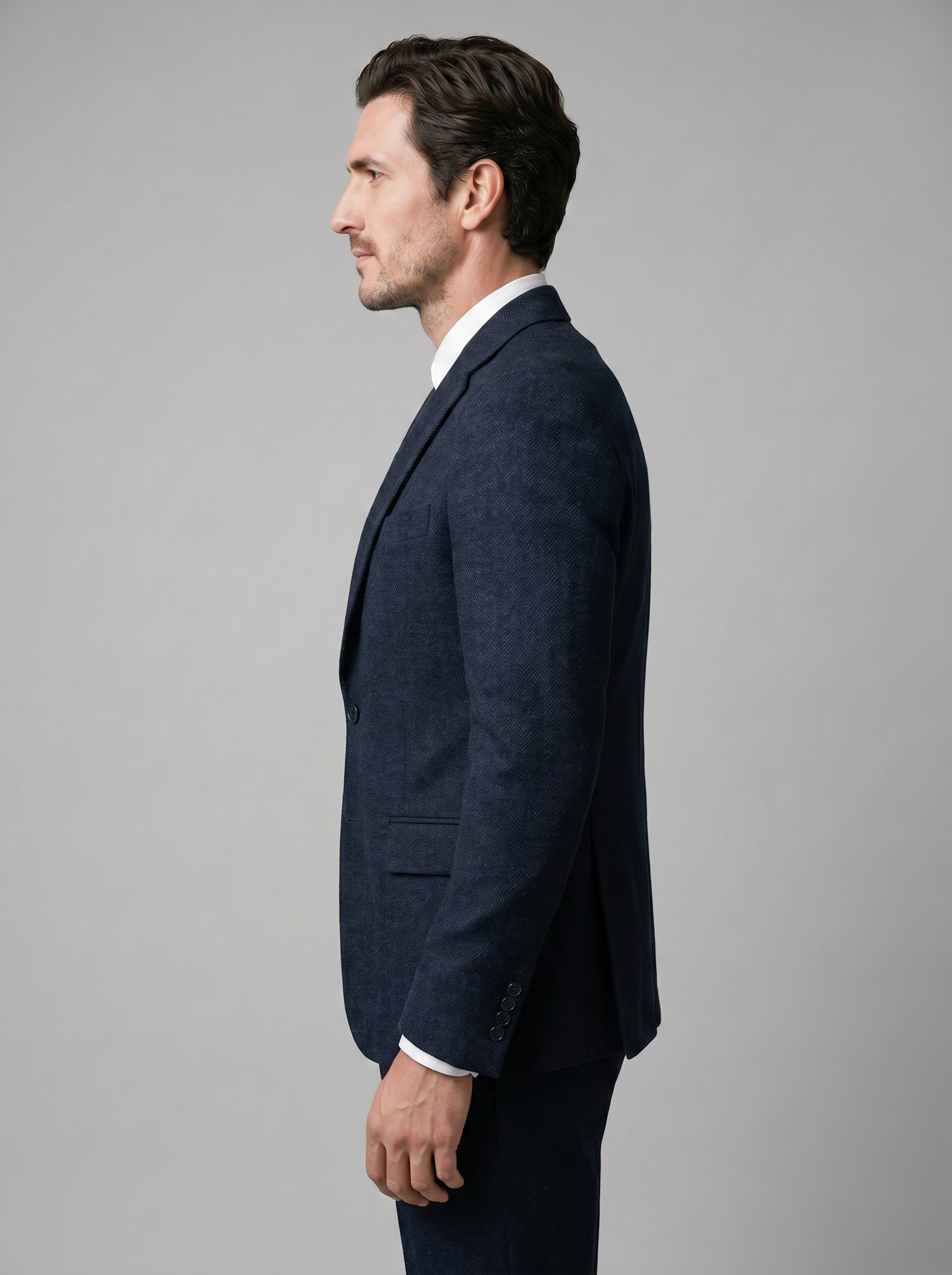 Herren Slim Fit Drei Teile Anzug Mit Weste Für Hochzeiten
