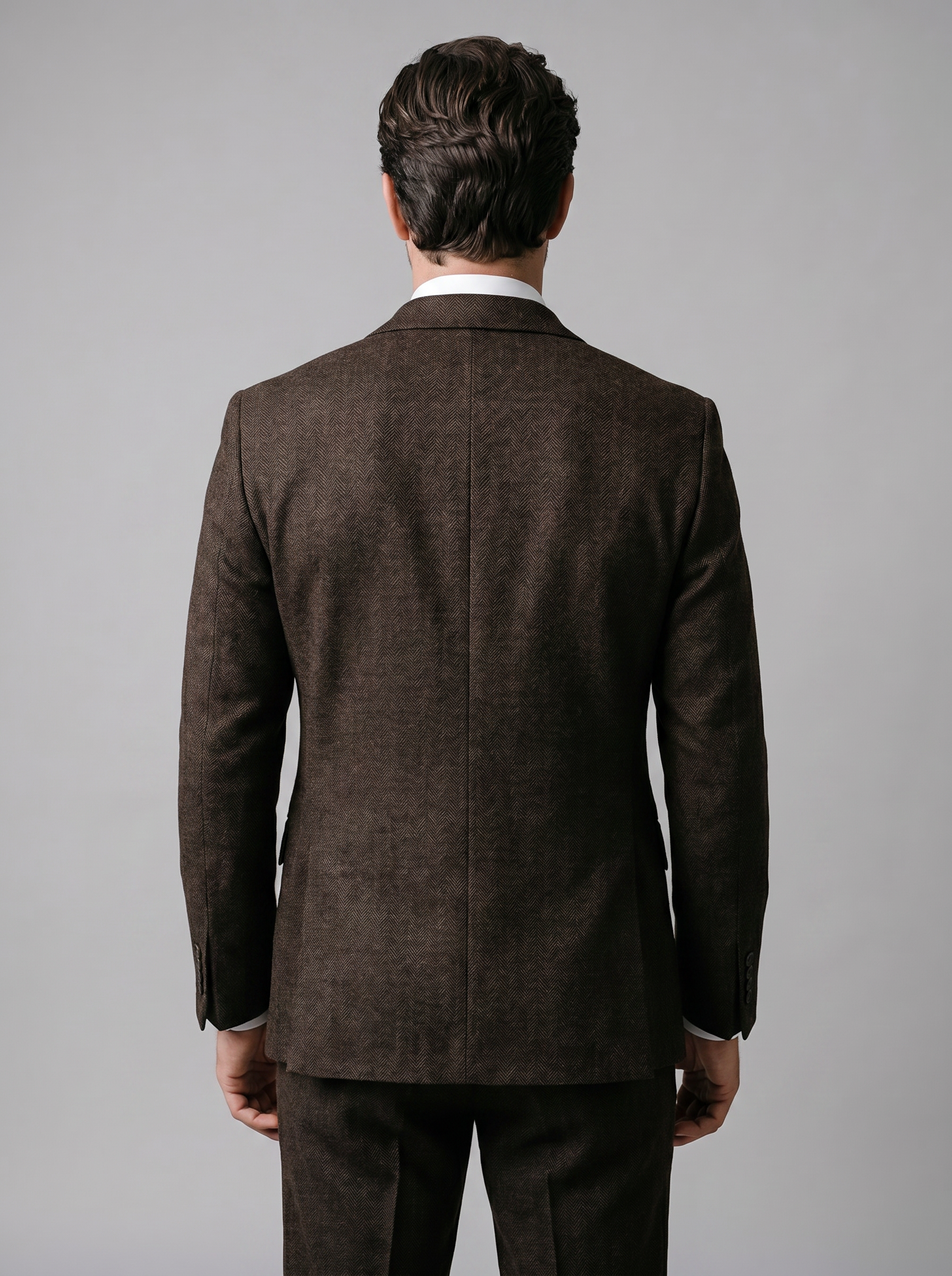 Herren Slim Fit Drei Teile Anzug Mit Weste Für Hochzeiten