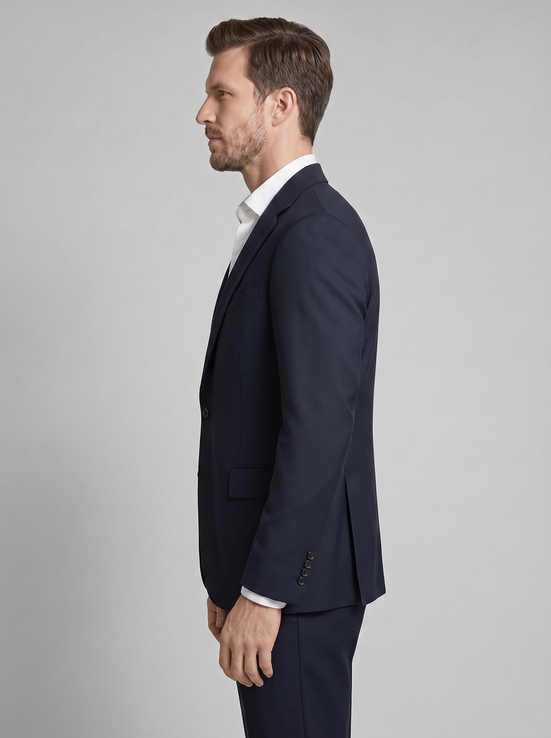 Herren Slim Fit Zweiteiliges Anzugset Für Hochzeitsgast