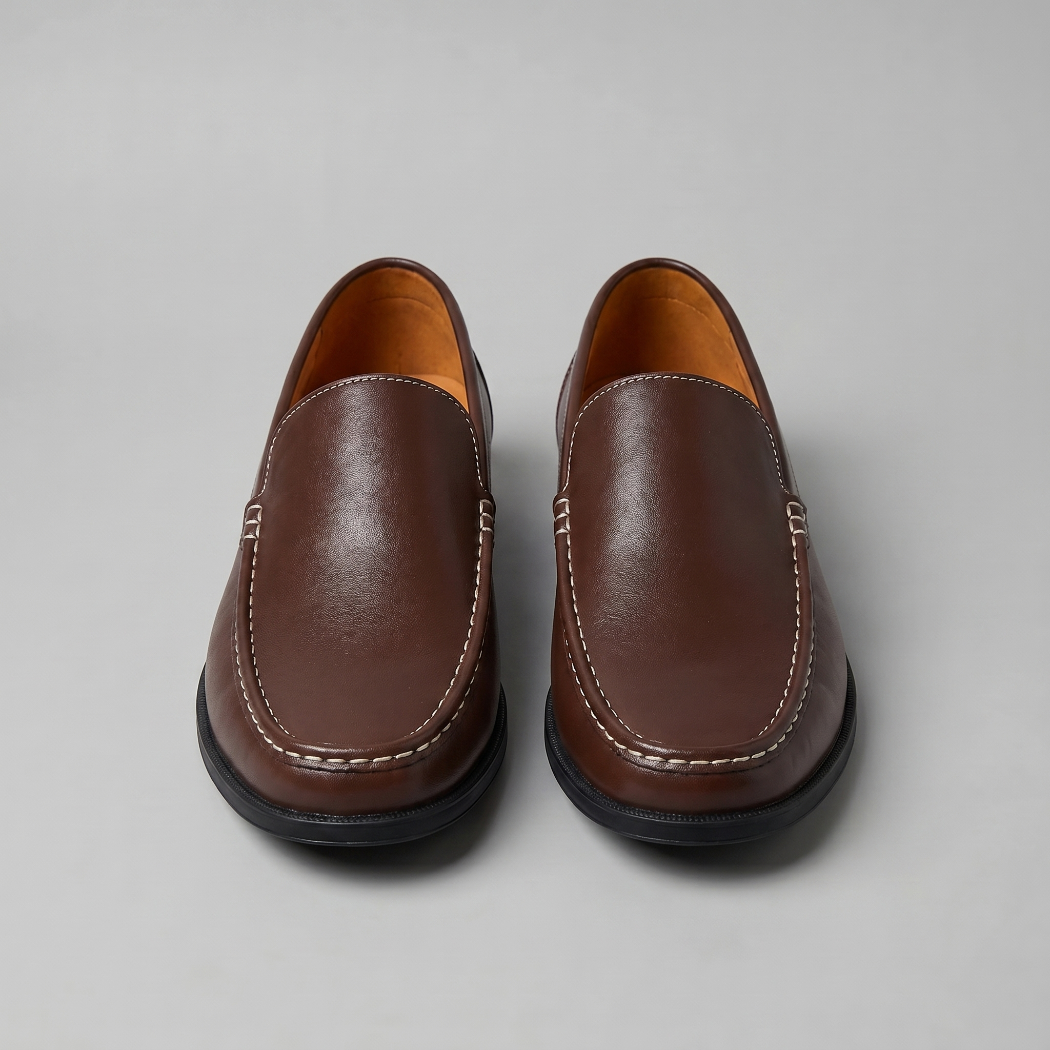Herren Slip-On Leder Loafer