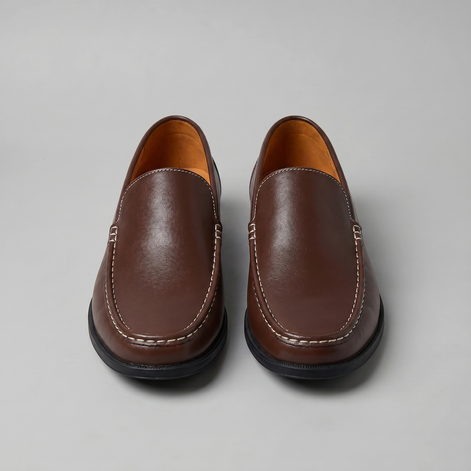 Herren Slip-On Leder Loafer