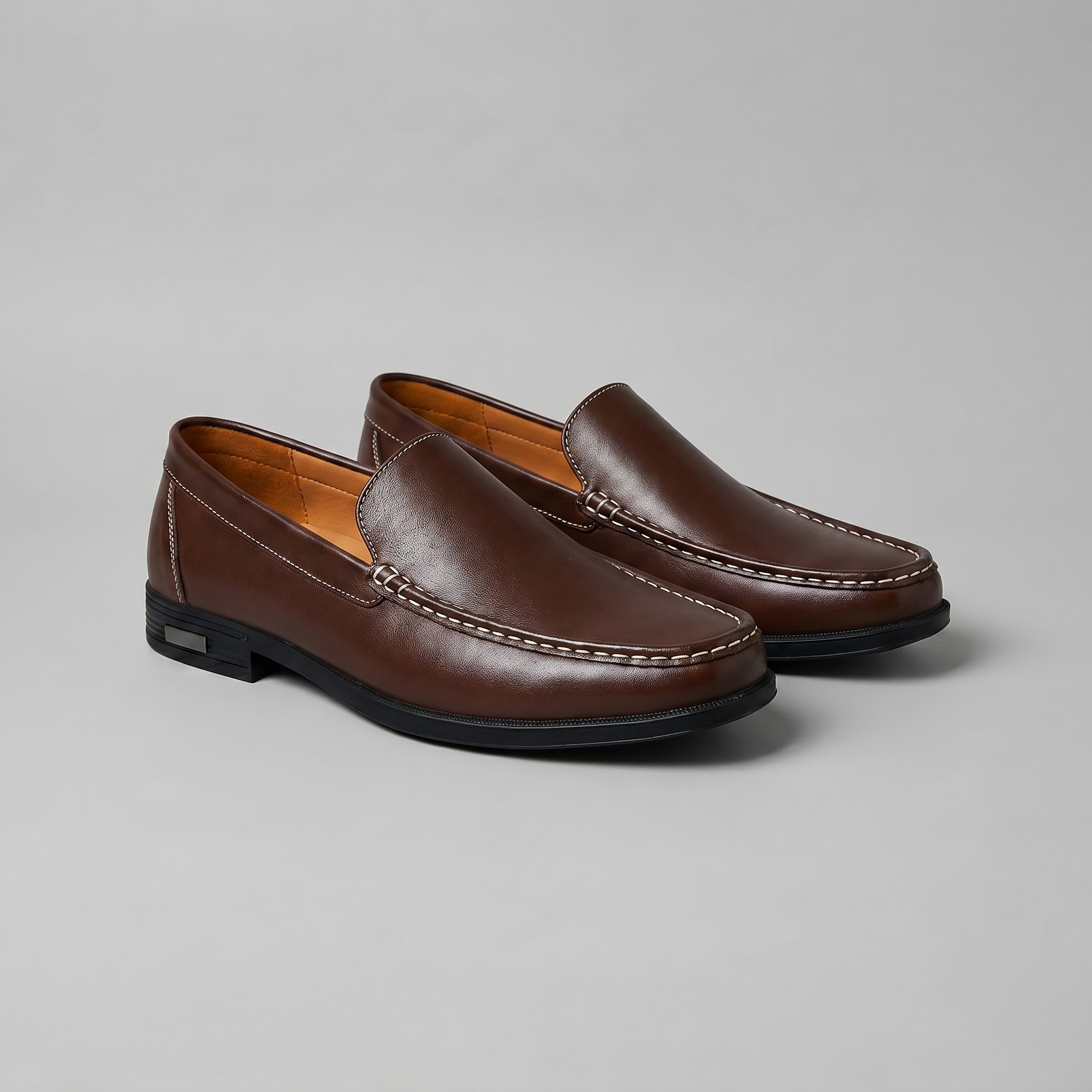 Herren Slip-On Leder Loafer