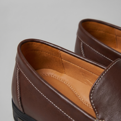 Herren Slip-On Leder Loafer