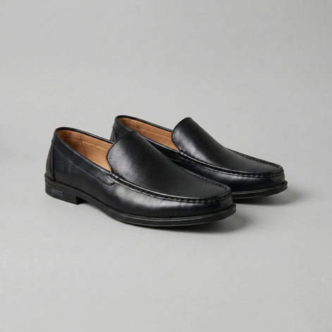 Herren Slip-On Leder Loafer