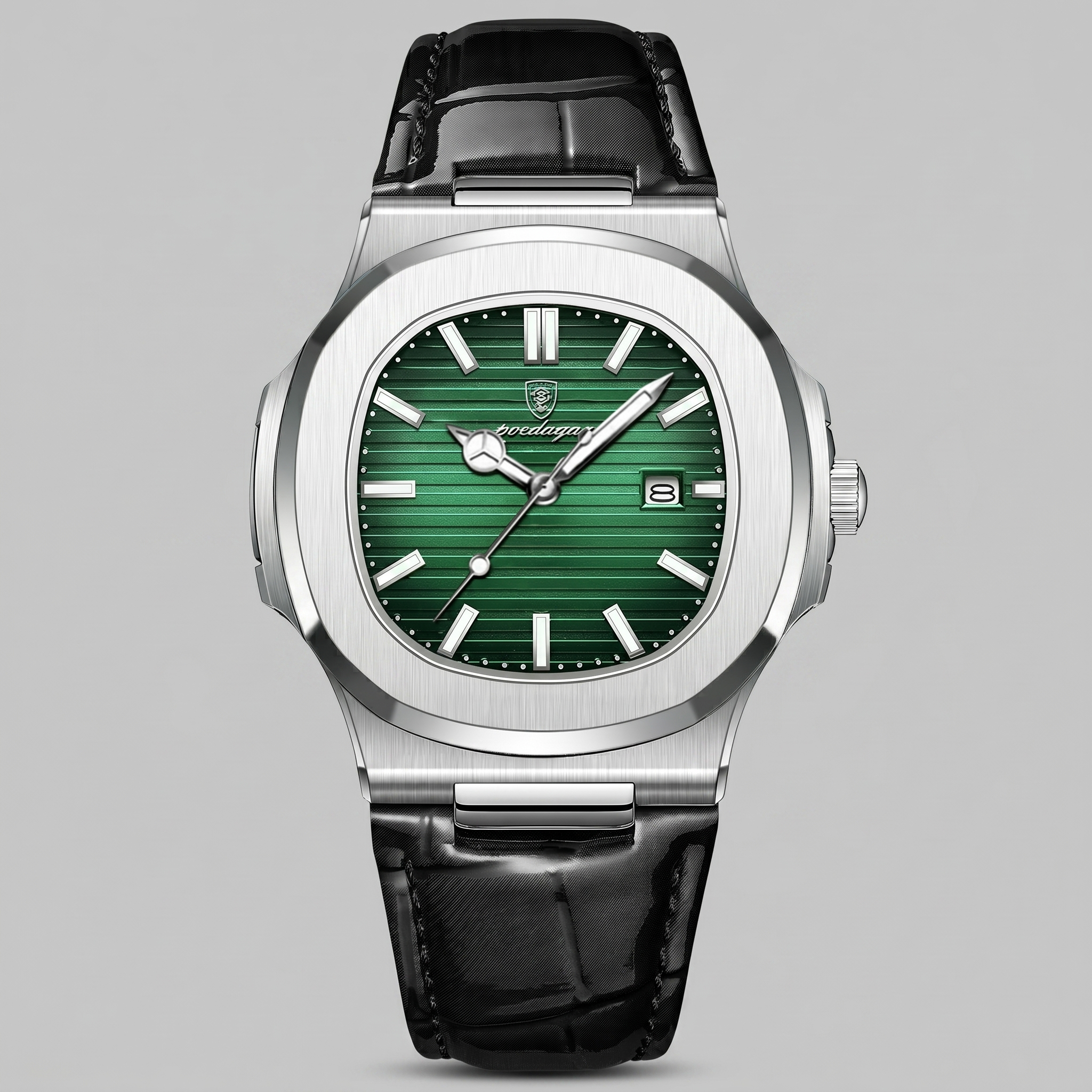 Herrenuhr Sportliche Luxus Lederarmbanduhr