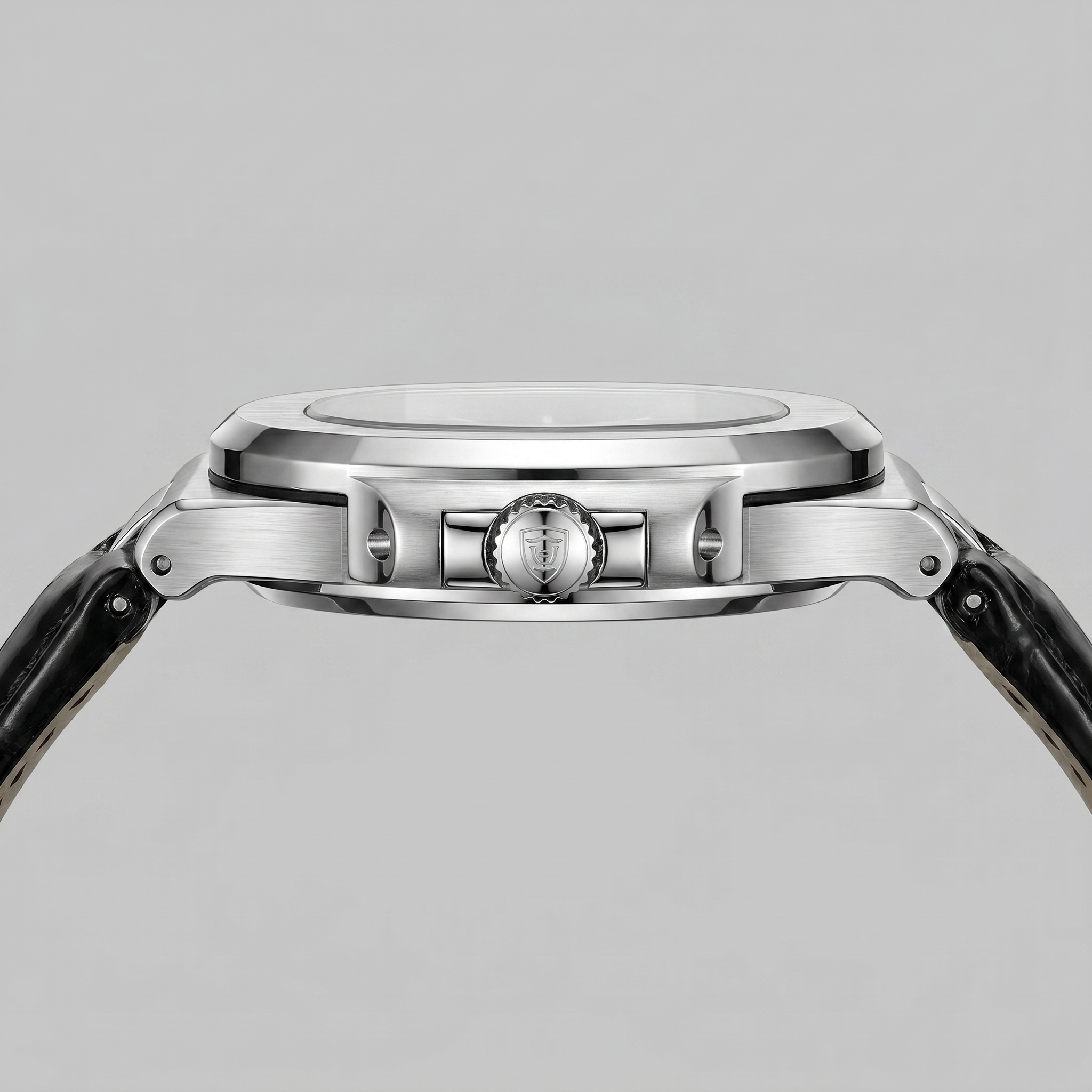 Herrenuhr Sportliche Luxus Lederarmbanduhr
