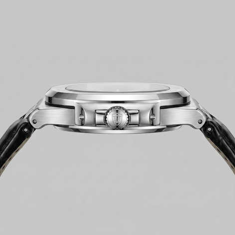 Herrenuhr Sportliche Luxus Lederarmbanduhr