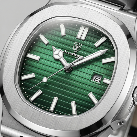 Herrenuhr Sportliche Luxus Lederarmbanduhr