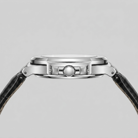 Herrenuhr Sportliche Luxus Lederarmbanduhr