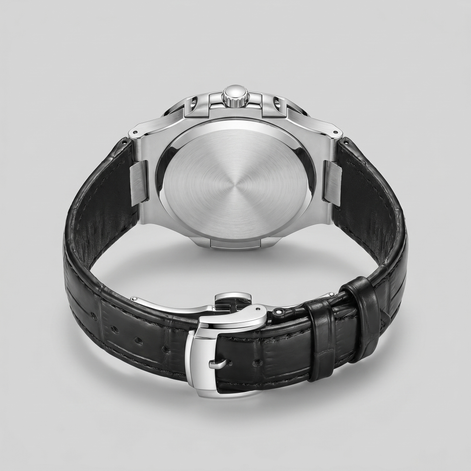 Herrenuhr Sportliche Luxus Lederarmbanduhr