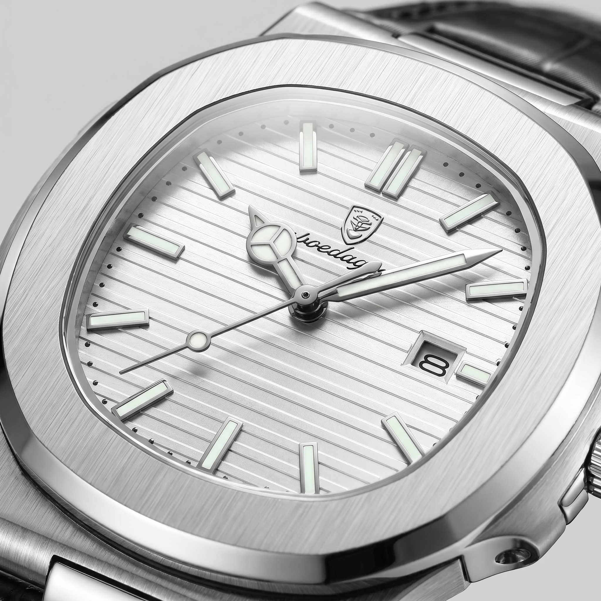 Herrenuhr Sportliche Luxus Lederarmbanduhr