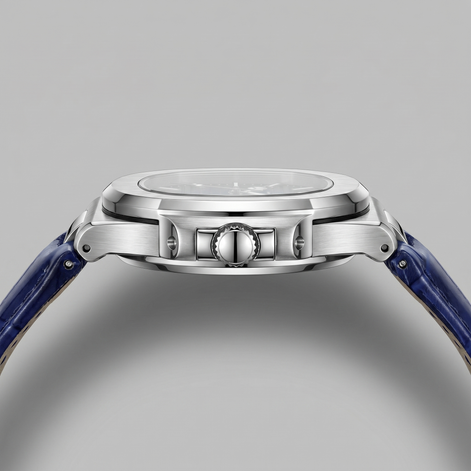 Herrenuhr Sportliche Luxus Lederarmbanduhr