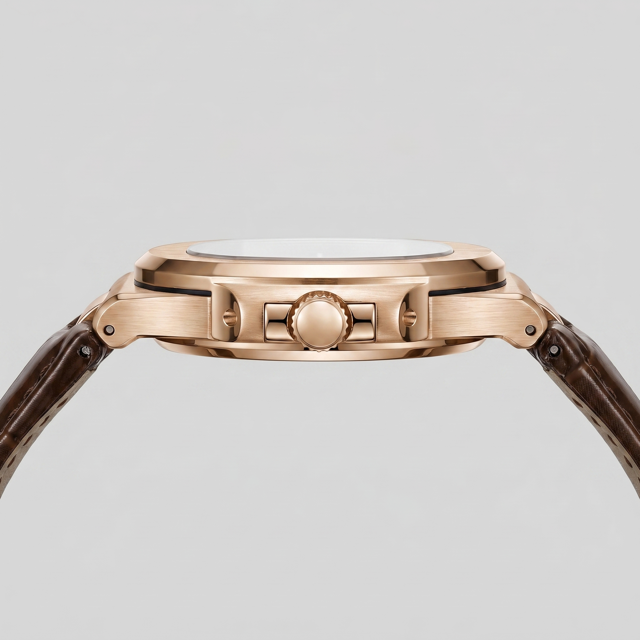 Herrenuhr Sportliche Luxus Lederarmbanduhr