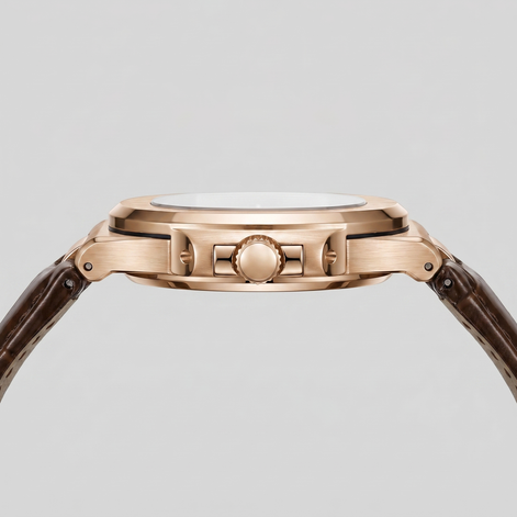 Herrenuhr Sportliche Luxus Lederarmbanduhr