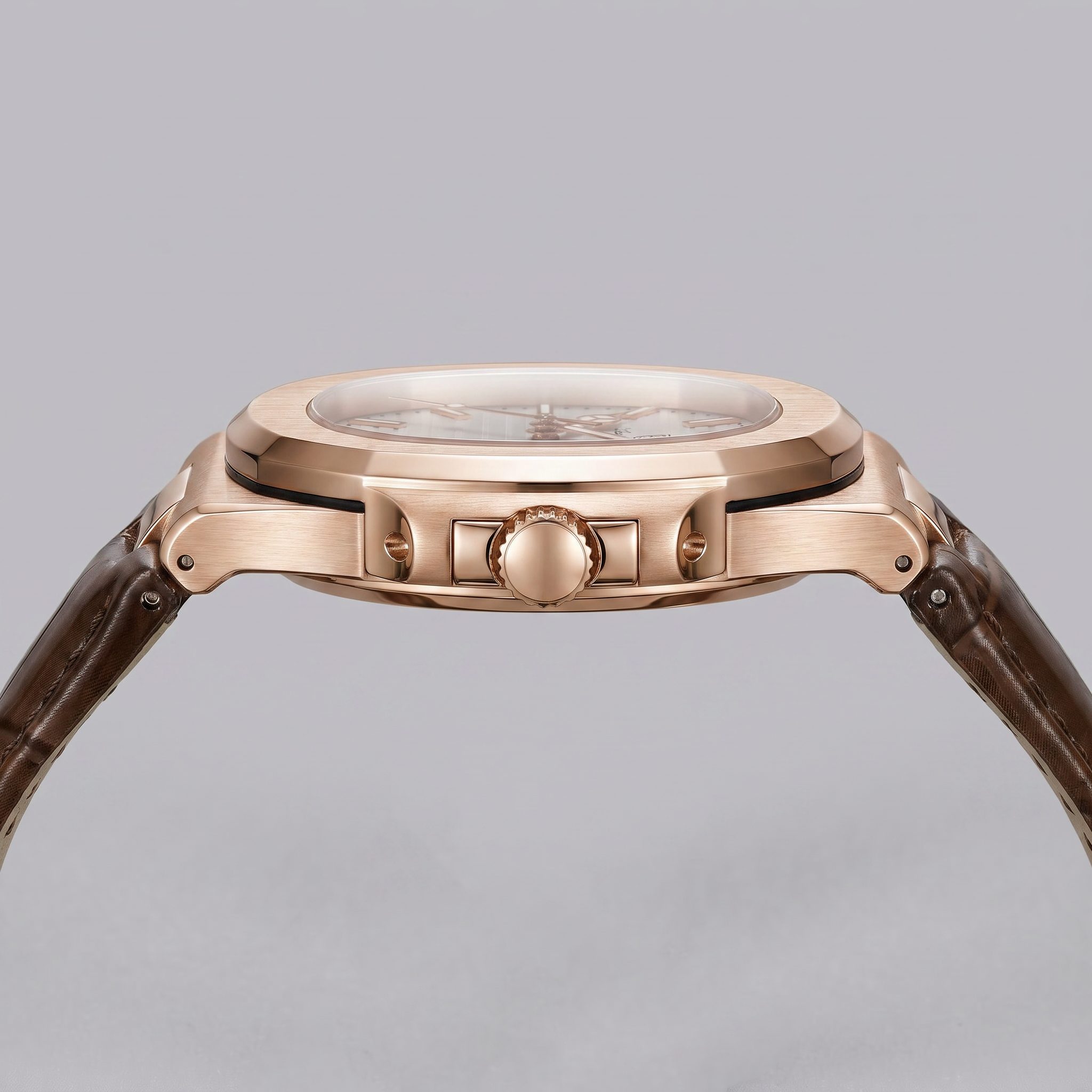 Herrenuhr Sportliche Luxus Lederarmbanduhr