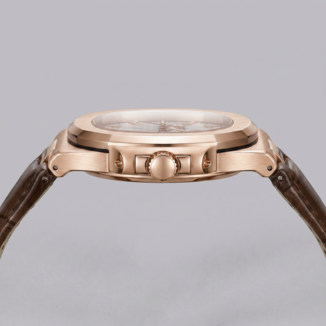 Herrenuhr Sportliche Luxus Lederarmbanduhr