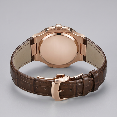 Herrenuhr Sportliche Luxus Lederarmbanduhr