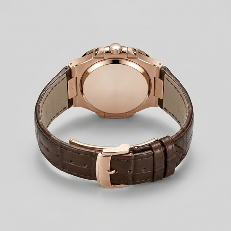 Herrenuhr Sportliche Luxus Lederarmbanduhr