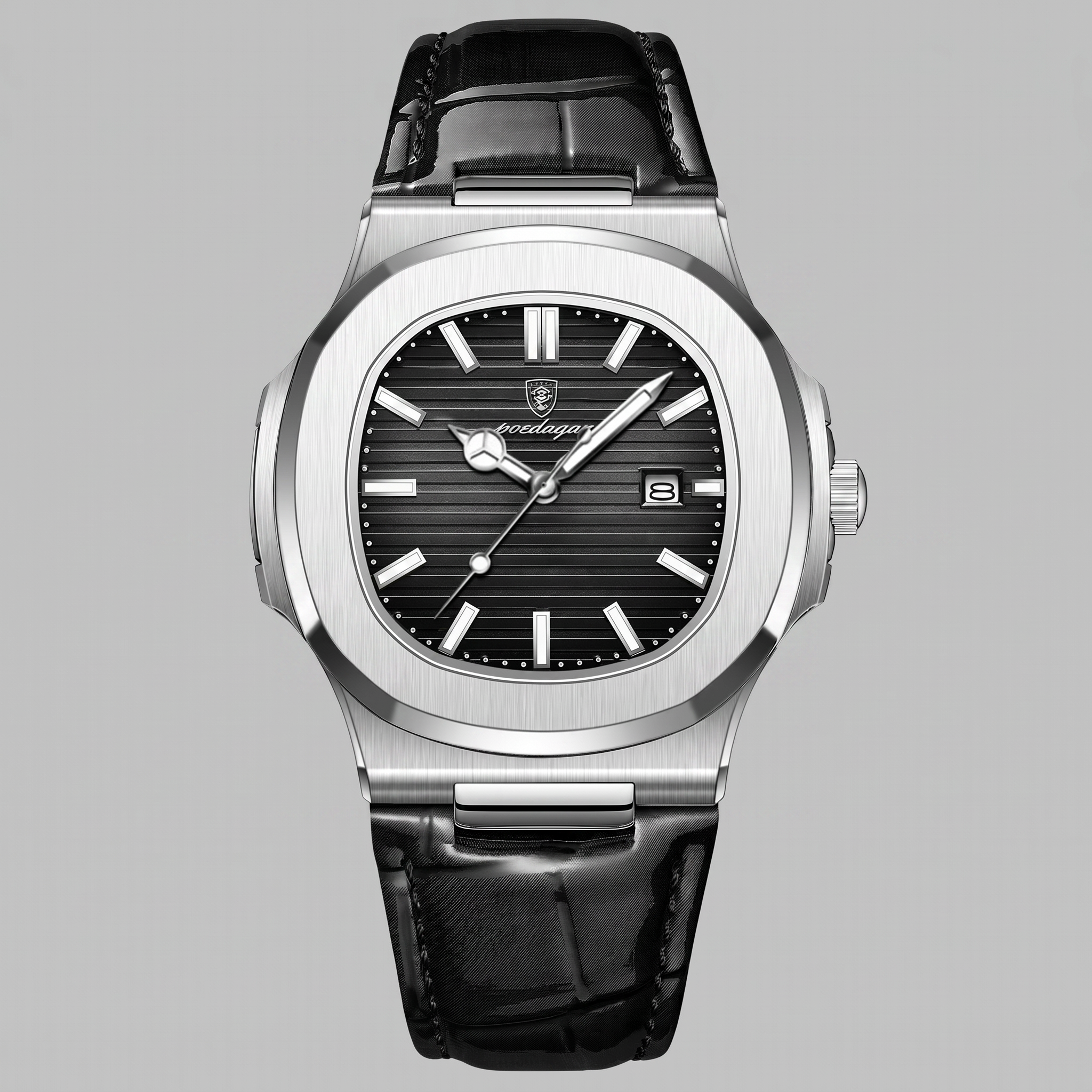 Herrenuhr Sportliche Luxus Lederarmbanduhr
