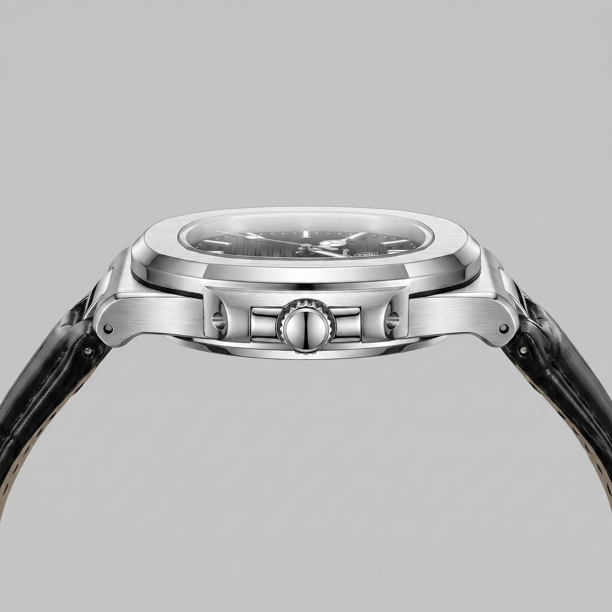 Herrenuhr Sportliche Luxus Lederarmbanduhr