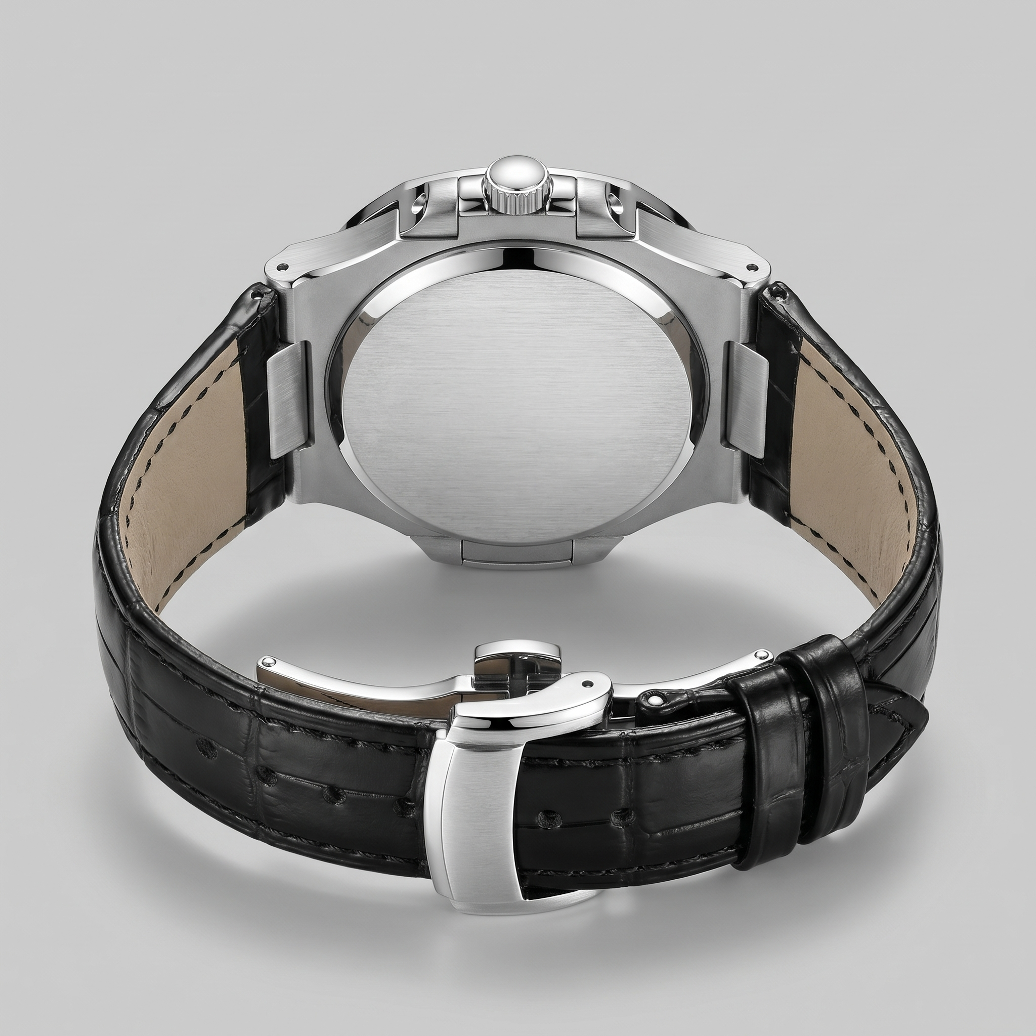 Herrenuhr Sportliche Luxus Lederarmbanduhr