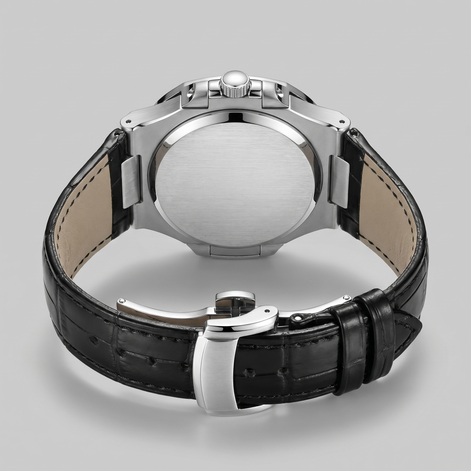 Herrenuhr Sportliche Luxus Lederarmbanduhr