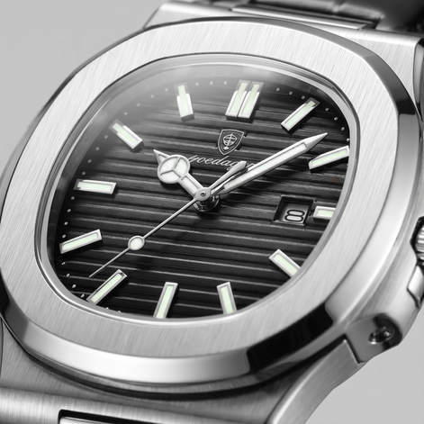 Herrenuhr Sportliche Luxus Lederarmbanduhr