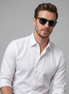 Herren Sonnenbrille mit quadratischem Rahmen