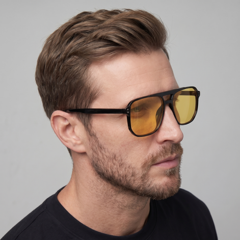Herren Quadratische Sonnenbrillen