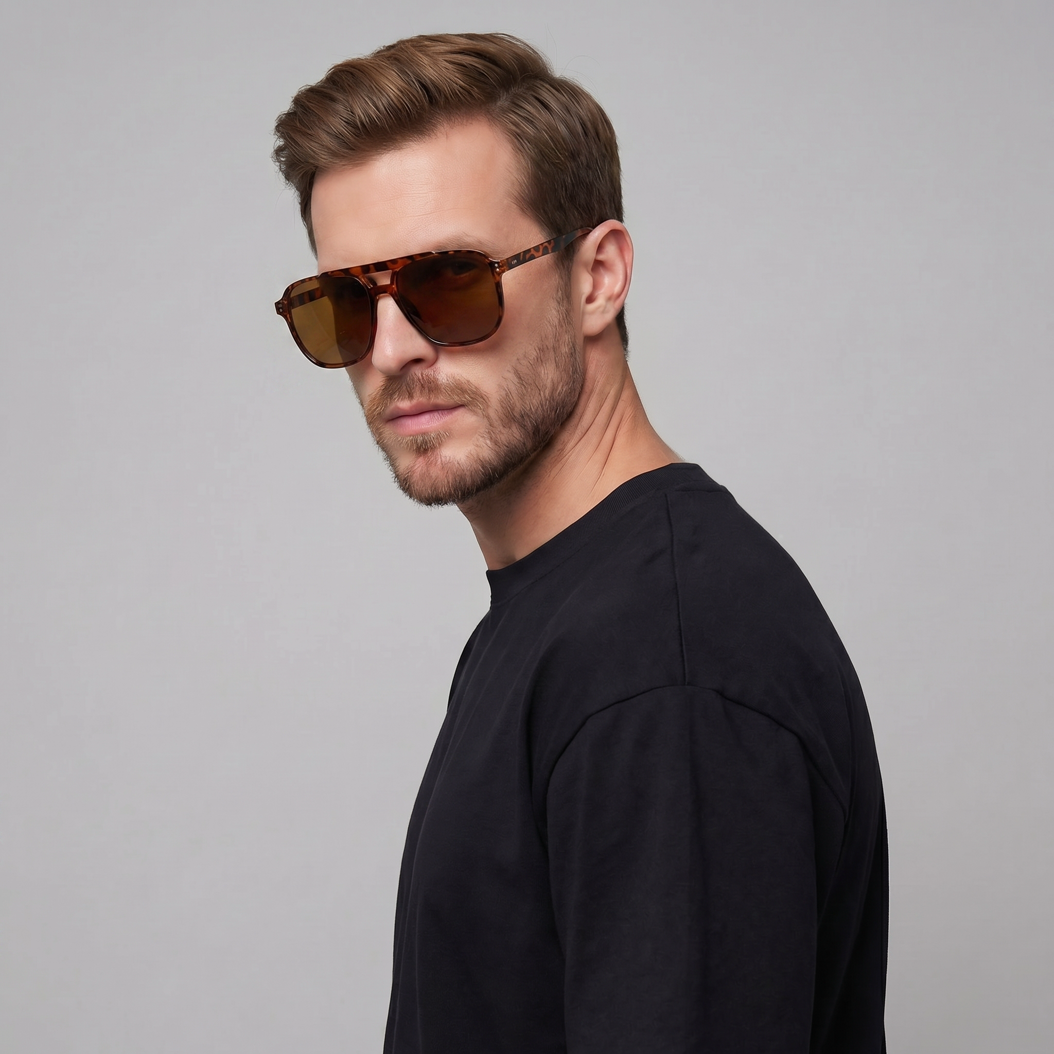 Herren Quadratische Sonnenbrillen