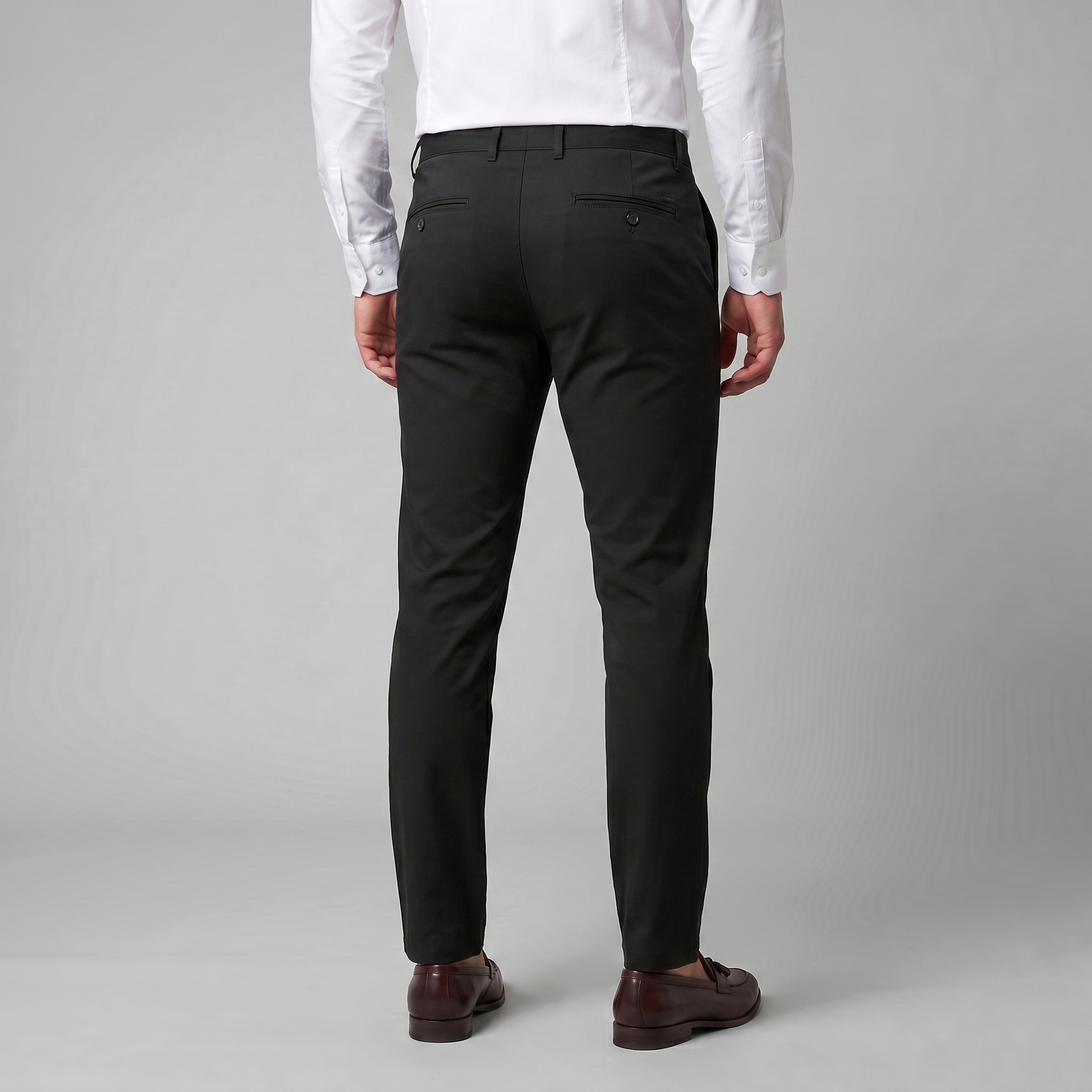 Herren Chinohose Mit Geradem Bein