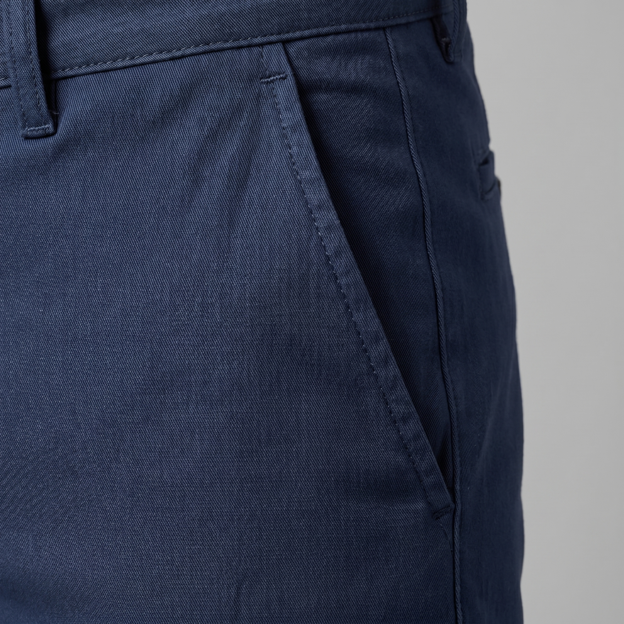 Herren Chinohose Mit Geradem Bein