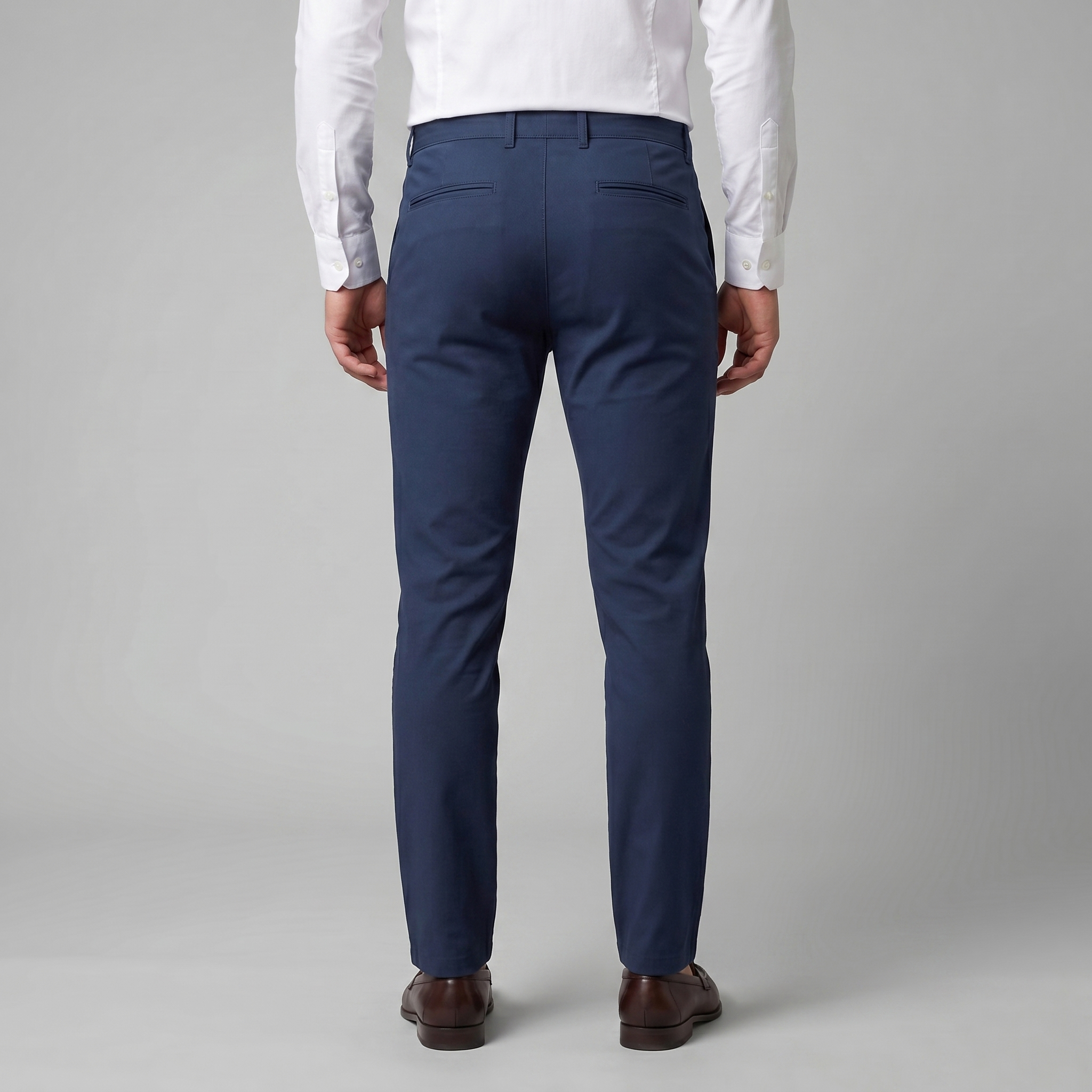 Herren Chinohose Mit Geradem Bein