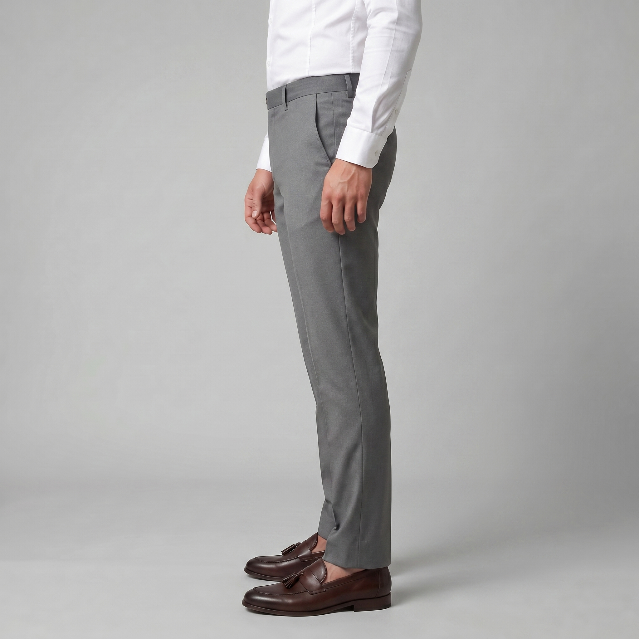 Herren Chinohose Mit Geradem Bein