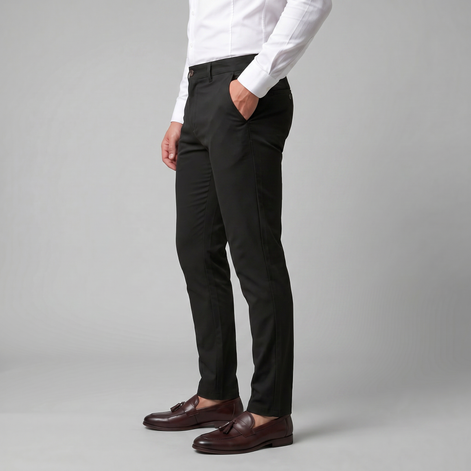 Herren Chinohose Mit Geradem Bein