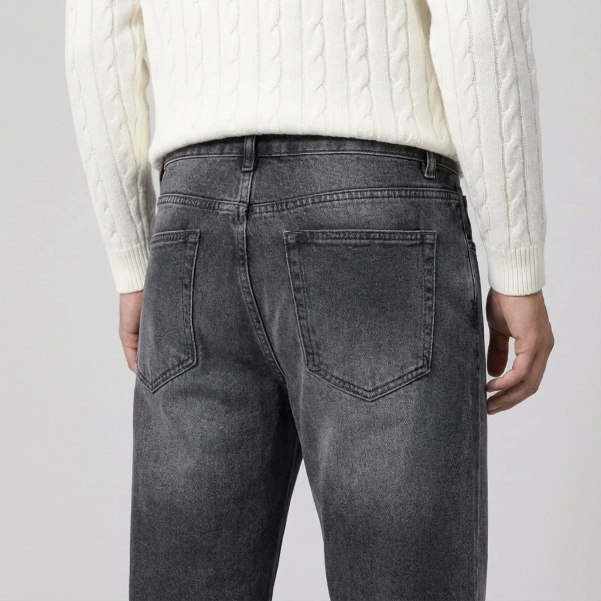 Herren Jeans Mit Geradem Bein Klassisch