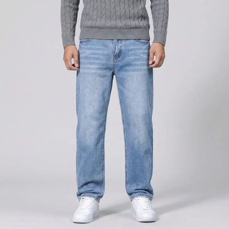 Herren Jeans Mit Geradem Bein Klassisch