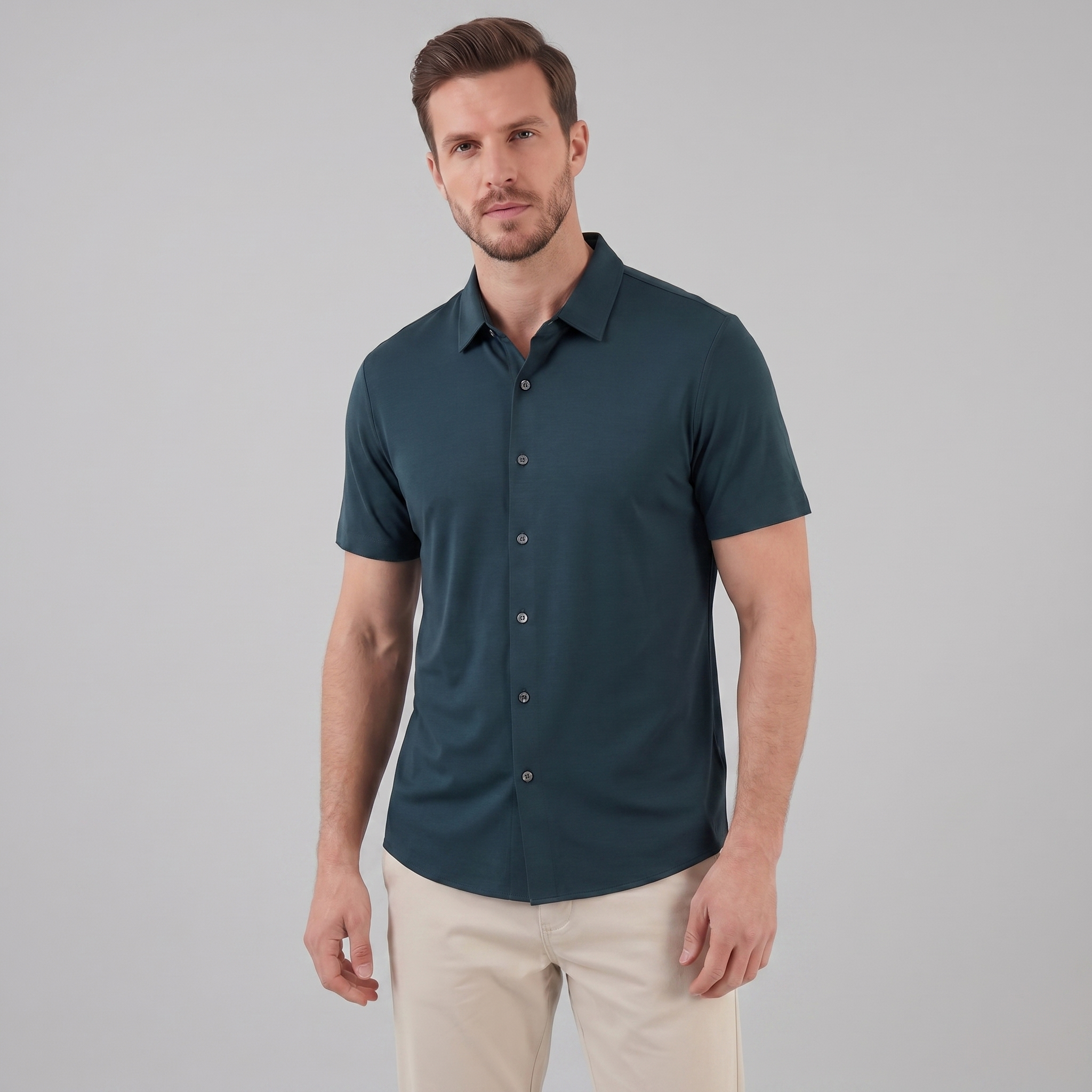 Herren Stretch Sommerhemd
