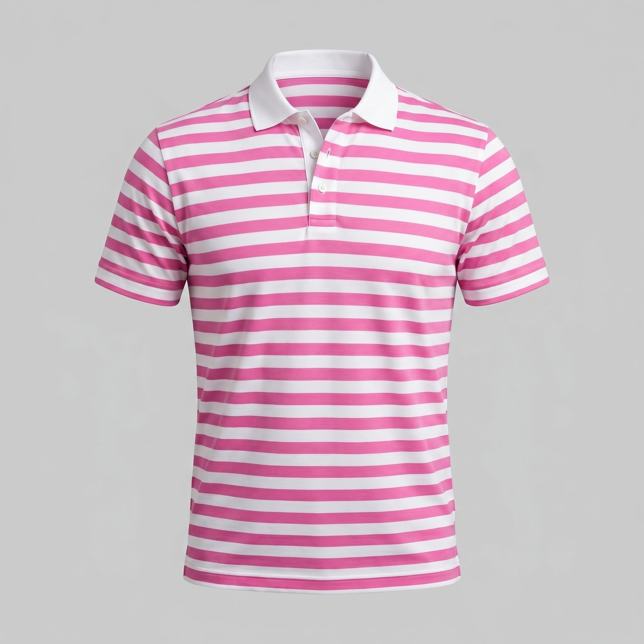 Herren Poloshirt Mit Streifen Kurzarm
