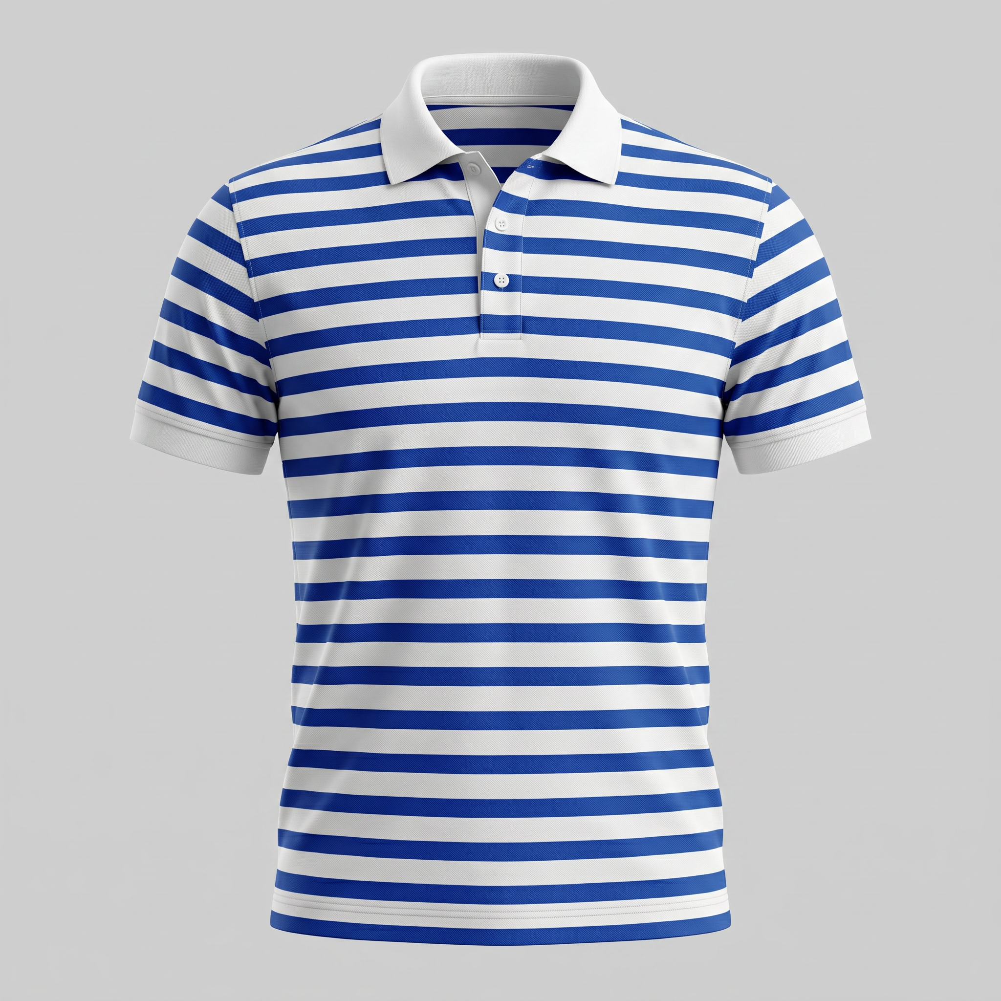 Herren Poloshirt Mit Streifen Kurzarm