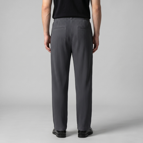 Herren Gestreifte Hose Mit Kordelzug Und Elastischem Bund