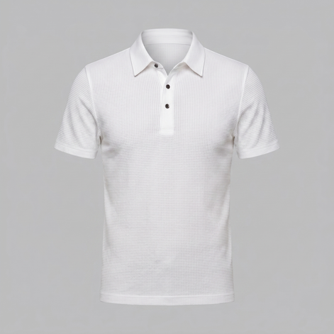 Herren Polohemd mit Struktur