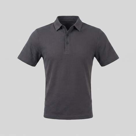 Herren Polohemd mit Struktur