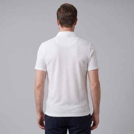 Herren Polohemd mit Struktur