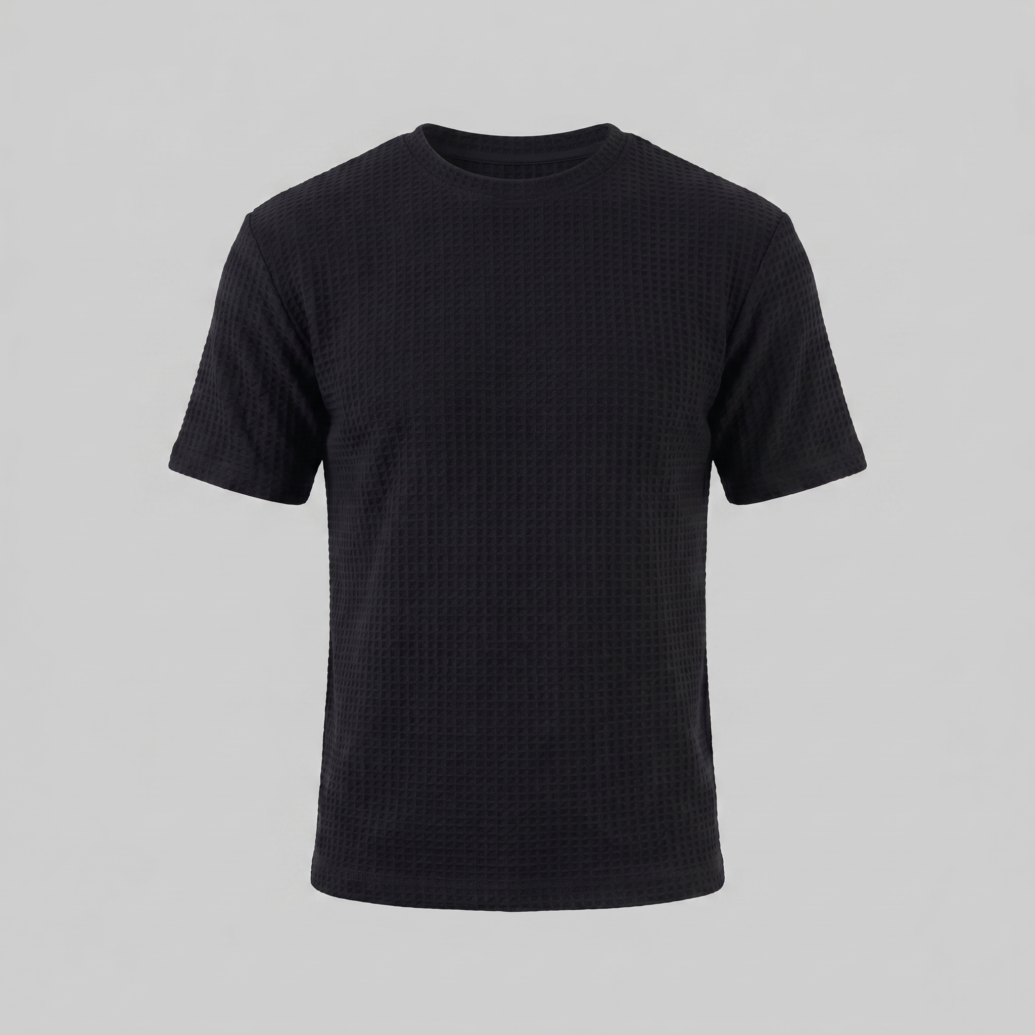 Herren Strukturiertes Sommer-T-Shirt