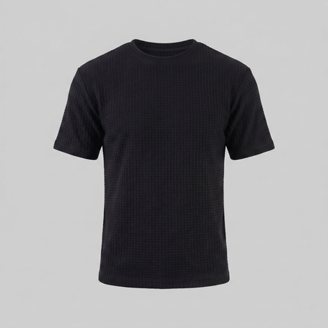Herren Strukturiertes Sommer-T-Shirt